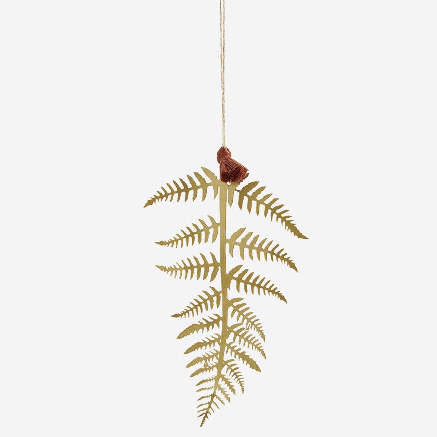 goud hangend ijzeren blad madam stoltz 2500365551752