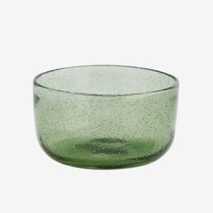 Kom groen glas, MadamStoltz, 2500010366083