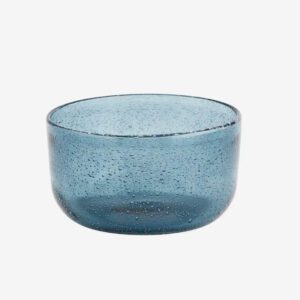Kom blauw glas, MadamStoltz, 2500010366076