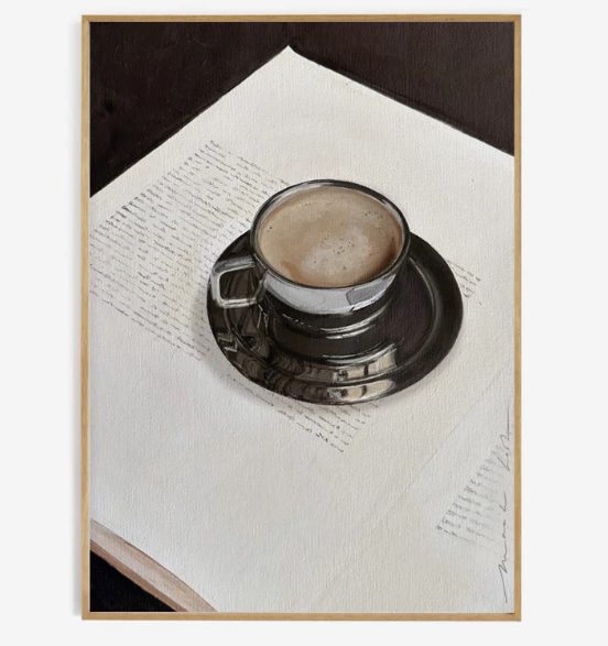 My deer art, café crème, A4